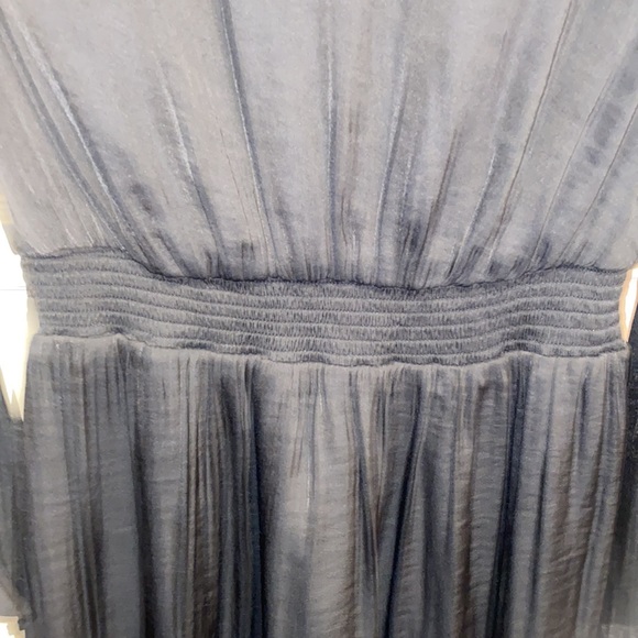 Jennifer Lopez Small Midi Black Dress V Neck - Picture 6 of 8